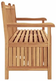 Banco de Armazenamento para Jardim Castanho 150 x 60 x 90 cm