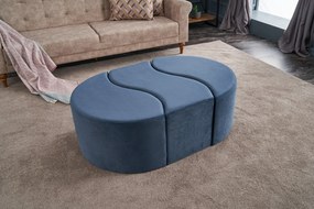 Pouffe Alya Puf – Azul – 120 cm x 40 cm x 80 cm
