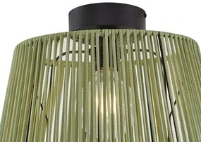 Plafon de exterior com corda verde IP54 - Jayla Japandi