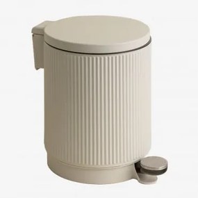 Lixeira Com Pedal Midler 5l Gardénia Branco - Sklum