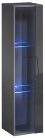 Mueble colgante modelo Baza LD 30x120 en color gris con LED