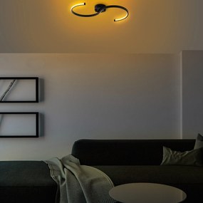Chandelier Es – Preto – 25x51x5 cm