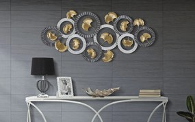 PAINEL DE PAREDE DE FERRO 3D ARTY -A- CM 126X5X58 MULTICOLOR