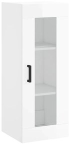 Vitrine Brenna de 180 cm - Branco Brilhante - Design Nórdico