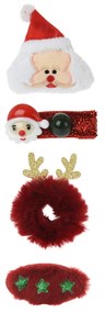 Conjunto Ganchos Cabelo Natal