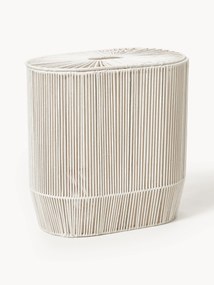 Cesto duplo para roupa suja em corda tecido à mão Gabe