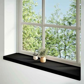 Soleiras da janela 2 pcs 100x25x2 cm carvalho castanho-escuro