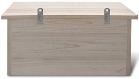 Casas para pardais 2 pcs madeira 44x15,5x21,5 cm