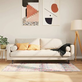 vidaXL Tapete lavável antiderrapante 80x150 cm multicor
