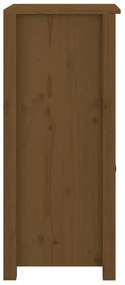Aparadores 2 pcs 40x35x80 cm pinho maciço castanho mel
