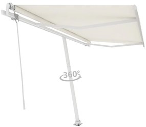 Toldo automático independente 450x300 cm cor creme