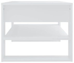 Mesa de centro 102x55x45 cm madeira processada branco