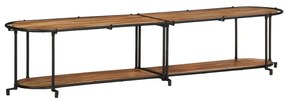 Móvel de TV 200x42x40 cm madeira de acácia maciça