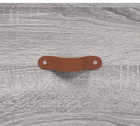 Mesa de centro 102x50x40cm derivados de madeira cinzento sonoma