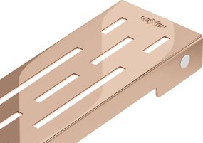 Mexen Flat M01 cobertura para ralo linear 80 cm, ouro rosa - 1620080
