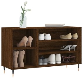 Sapateira 102x36x60 cm derivados de madeira carvalho castanho
