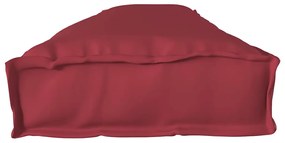 Almofada para Banco Vermelha Vinho 200x40x8 cm em Tecido Oxford
