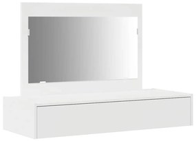 Aparador de parede branco 100x40x70 cm