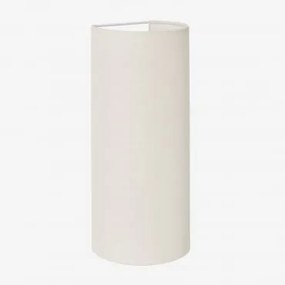 Aplique De Parede Em Linho Kiraz ↔︎ 15 X ↑35 Cm & Linho Branco - Sklum