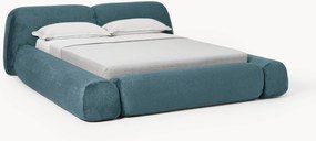 Cama estofada em teddy-bouclé Wolke