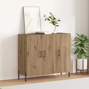 Buffet vidaXL Carvalho Artífice 90x34x80 cm Madeira de Engenharia