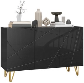 Armário Moderno – Modelo Turku – 120x40x75 – Armazenamento Vertical –