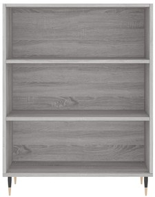 Armário alto 69,5x34x180 cm derivados de madeira sonoma cinza