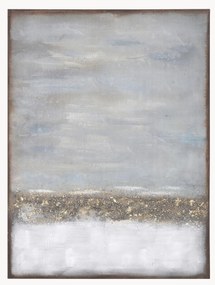 Quadro em tela pintado à mão Abstract Horizon