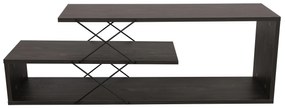 Móvel TV Zigzag – Castanho Escuro – 120 cm x 40 cm x 30 cm