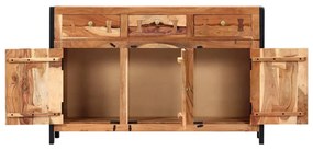 Aparador 120x35x75 cm madeira de acácia maciça