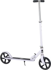 Trotinete Dobrável para Crianças de 7 a 14 Anos Trotinete Infantil com Guiador Ajustável em 4 Níveis e Travão 88x37x75-100cm Branco