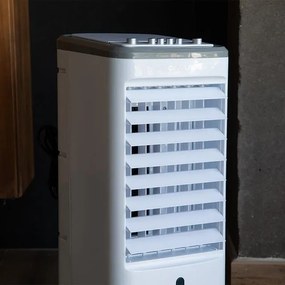 Climatizador evaporativo de 65 W EnergySilence 3500 Cool Compact , capacidade do depósito de 3,5 L, 3 velocidades e oscilação