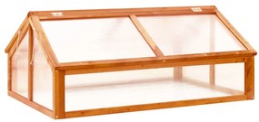 vidaXL Estufa madeira de abeto maciça 114x80x50 cm castanho