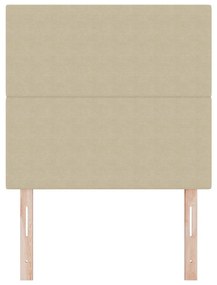 Cabeceira vidaXL Design Simples Verde Claro Cinza 100 cm Tecido de Vel