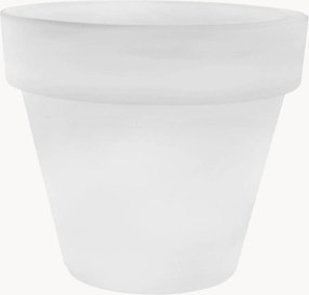 Vaso para exterior com iluminação LED Bordato Liscio