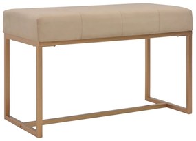 vidaXL Banco 80 cm veludo bege