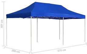 Tenda dobrável profissional para festas alumínio 6x3m azul