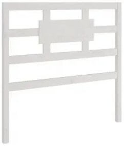 Estrutura cama de solteiro 90x190 cm madeira maciça branco