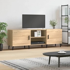 vidaXL Móvel de TV 150x30x50 cm derivados de madeira carvalho sonoma