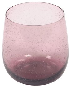Kave Home - Copo Hanie de vidro rosa