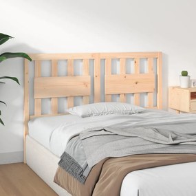 Cabeceira de cama 125,5x4x100 cm pinho maciço