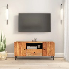 Móvel de TV 105x33x46 cm madeira de acácia maciça
