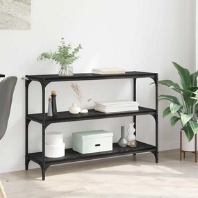 vidaXL Gabinete de Livros Carvalho preto 100 x 33 x 71 cm