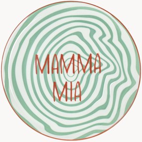 Prato de pizza em porcelana Mamma Mia