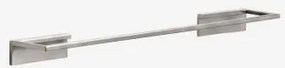 Toalheiro Adesivo De Parede Com Barra 45 Cm Para Casa De Banho Em Aço Inoxidável Jalter Cinzento Escovado - Sklum