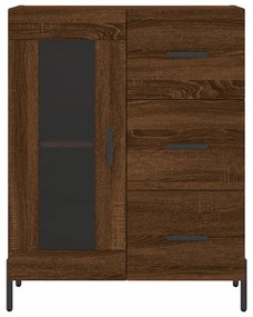 Aparador 69,5x34x90 cm derivados de madeira carvalho castanho
