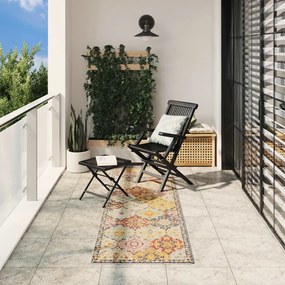 Tapete de interior e exterior design vintage ARBIZU 80x250 cm
