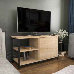Móvel TV Muskegon – Carvalho Preto – 89,6 x 35,3 x 50,8 cm