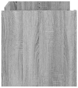 Mesa de centro 100x50x50cm derivados de madeira cinzento sonoma