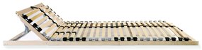 Estrados de ripas 2 pcs com 28 ripas 7 zonas 80x200 cm